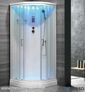 Matala-alusta Simpe-suihkuhuone, jossa värikäs tähtivalot