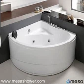 2017 Valkoinen ABS kulma pyöreä Elegantti Jetted Whirlpool Kylpyhuone kylpyamme edulliseen hintaan