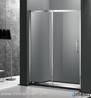 Korkea kiiltävä ruostumaton teräs edullinen hinta liukuva suihku ovi myytävänä