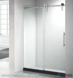 Uusi Rollers Wheel Modern Desgin Alumiini Sliding Shower Door myytävänä