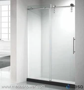 Uusi Rollers Wheel Modern Desgin Alumiini Sliding Shower Door myytävänä