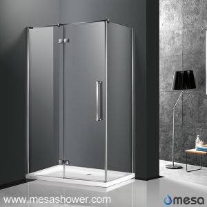 Corner Design Suorakulmainen muoto kehrätön Suihkukaappi saranoidulla ovella