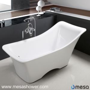 Eurooppalaista epäsäännöllistä muotoilua akryylinen pesuallas, valkoinen