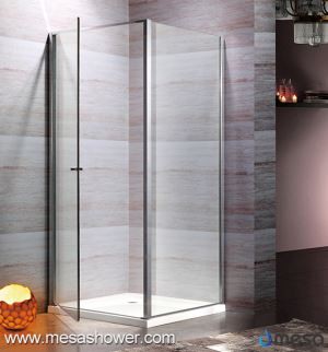 Square Corner Pivot Kuuma Myynti Clear Glass Shower Door